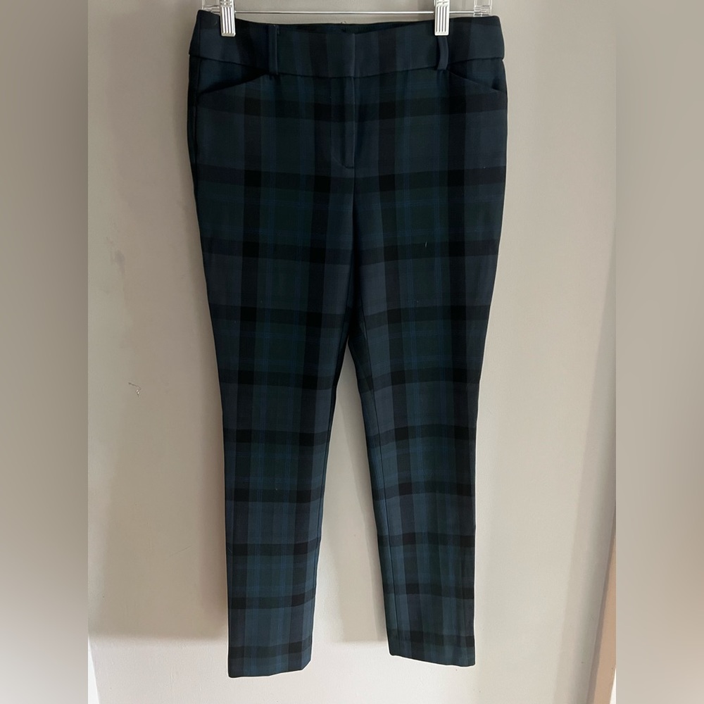 Loft plaid skinny pants